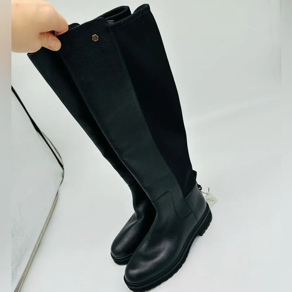 Cole Haan Waterproof Greenwich Tall Boot Leather/Antique